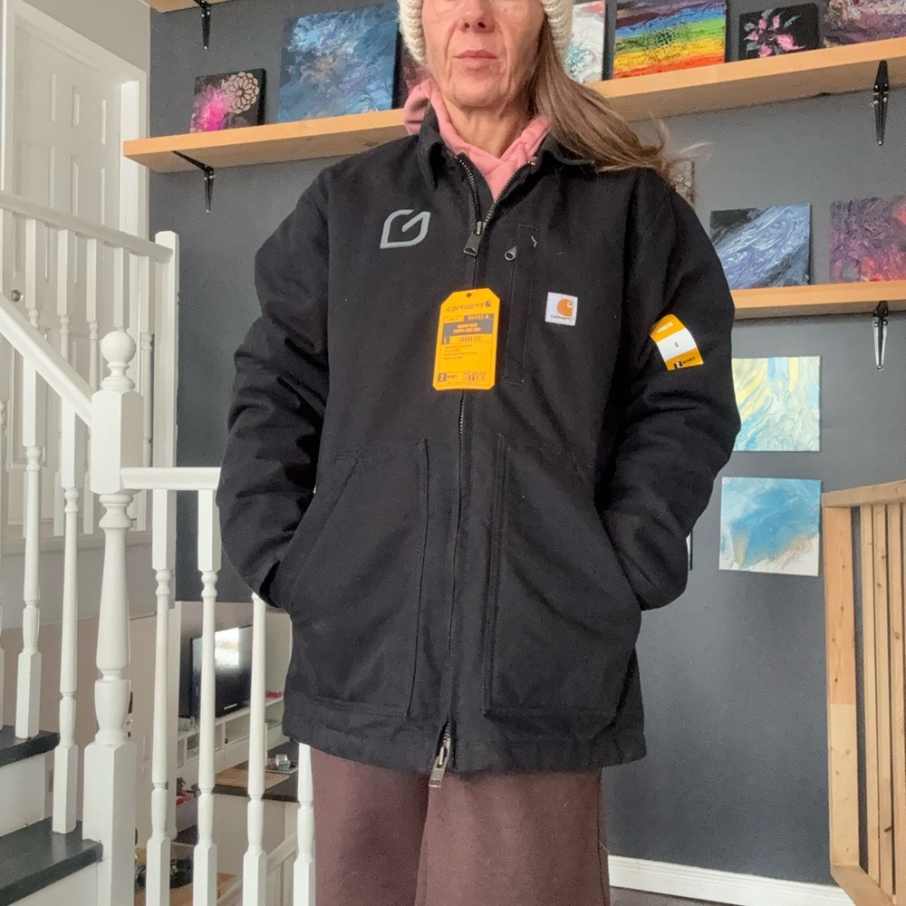 Carhartt Men's Black Jacket OC4293-M